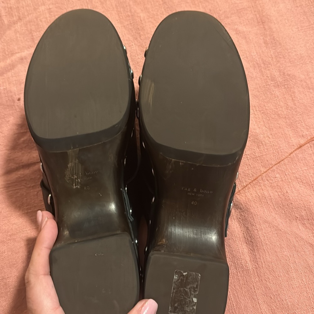 Rag&Bone Clogs Worn Once Perfect For Fall - image 6